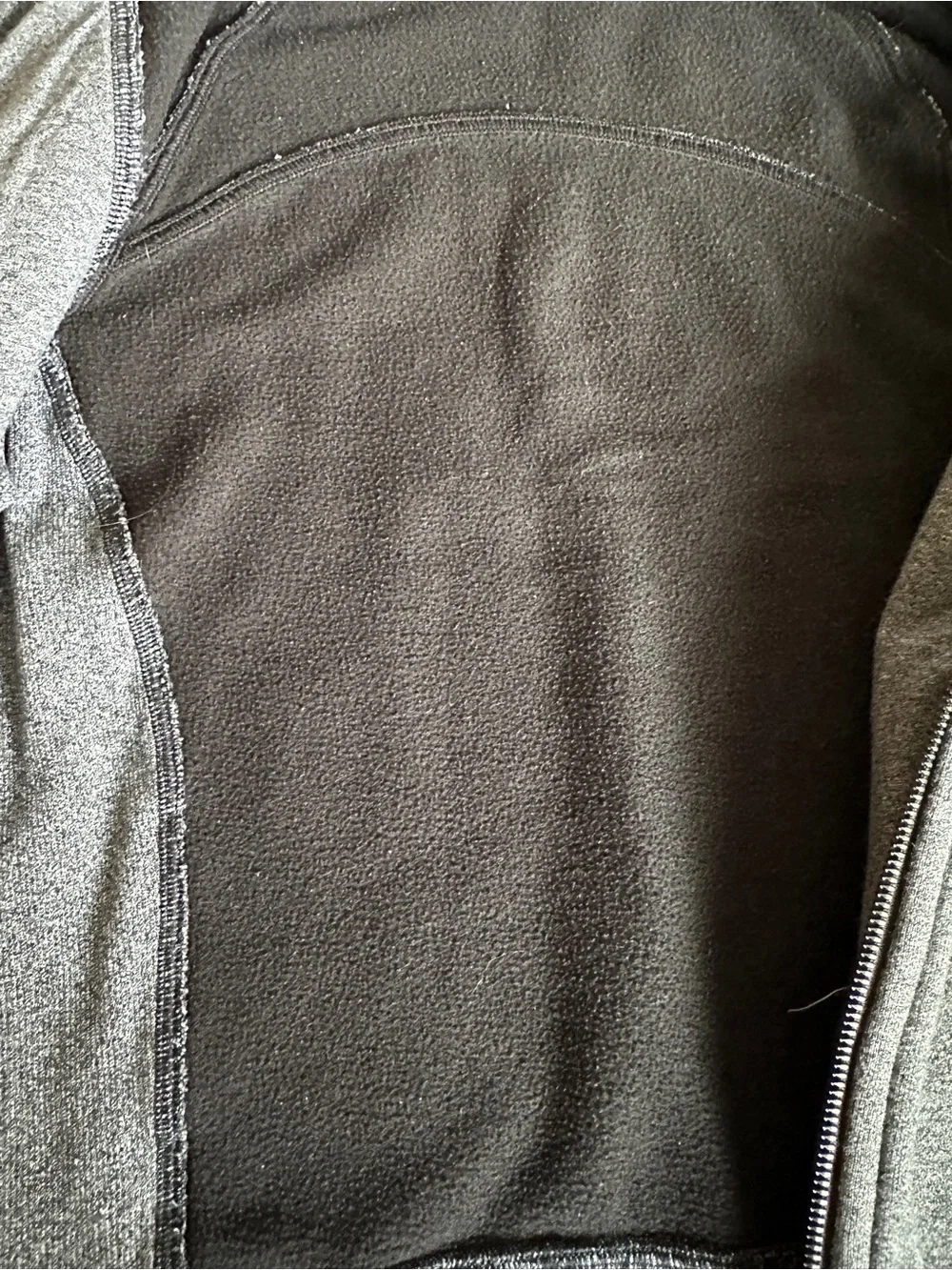 lululemon athletica Scuba Charcoal Gray Full-Zip Hoodie